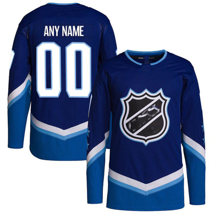 Custom C.Avalanche 2022 All-Star Game Western Conference Pick-A-Player Jersey Blue Stitched American Hockey Jersey UNEC