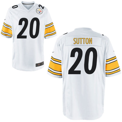 Football Jerseys P.Steelers #20 Cameron Sutton Player Stitched Game Jersey