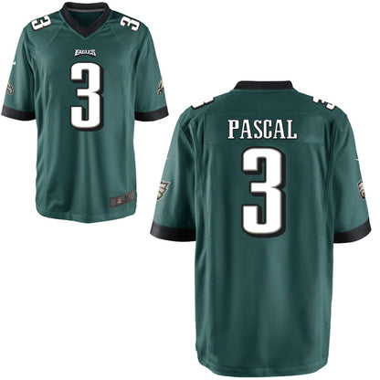 Football Jerseys P.Eagles #3 Zach Pasca Player Stitched Game Jersey