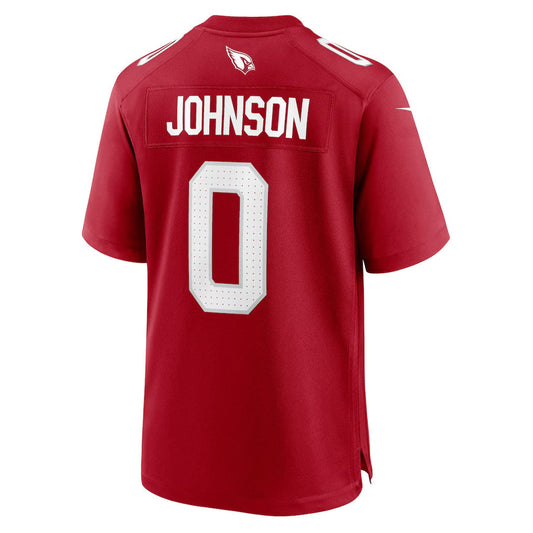 A.Cardinals #0 Will Johnson Cardinal Team Game Jersey Stitched American Football Jerseys UNEC