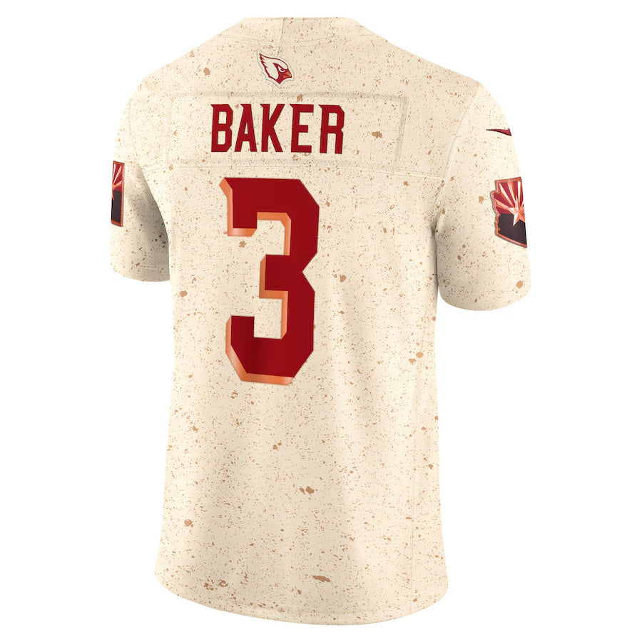 A.Cardinals #3 Budda Baker 2025 Rivalries Collection Limited Jersey - Natural Stitched American Football Jerseys