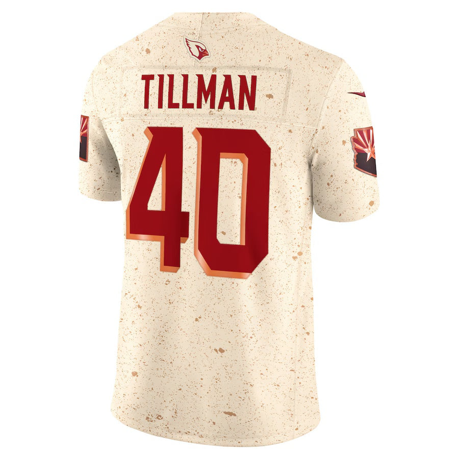 A.Cardinals #40 Pat Tillman 2025 Rivalries Collection Retired Player Limited Jersey - Natural Stitched American Football Jerseys