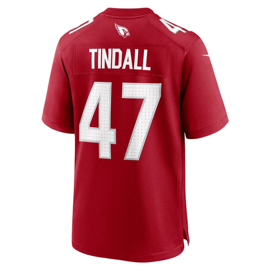 A.Cardinals #47 Channing Tindall Cardinal Team Game Jersey Stitched American Football Jerseys UNEC