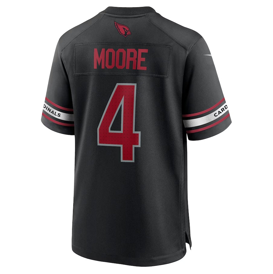 A.Cardinals #4 Rondale Moore Black Game Stitched American Football Jerseys