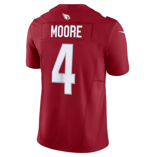 A.Cardinals #4 Rondale Moore Cardinal Vapor F.U.S.E. Limited Stitched American Football Jerseys