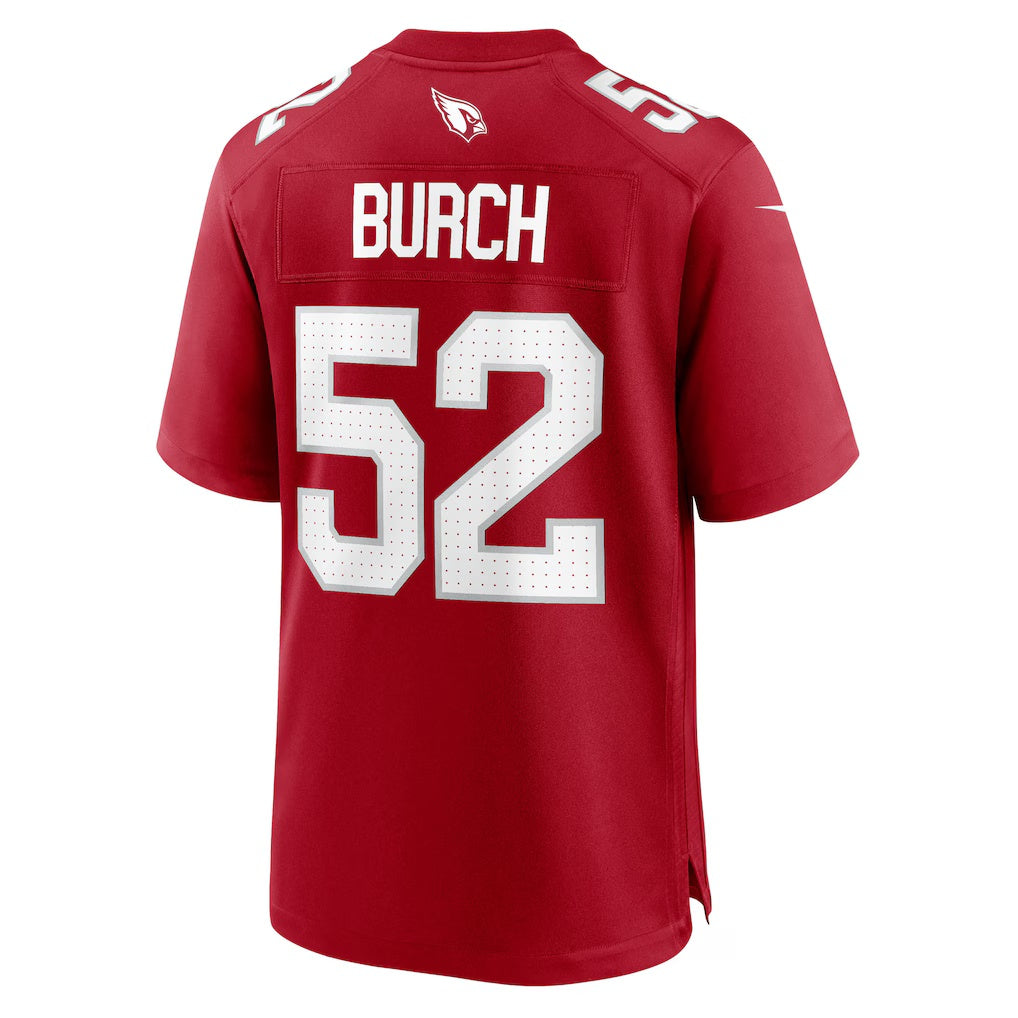 A.Cardinals #52 Jordan Burch Cardinal Team Game Jersey Stitched American Football Jerseys UNEC