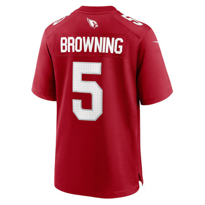 A.Cardinals #5 Baron Browning Cardinal Team Game Jersey Stitched American Football Jerseys UNEC
