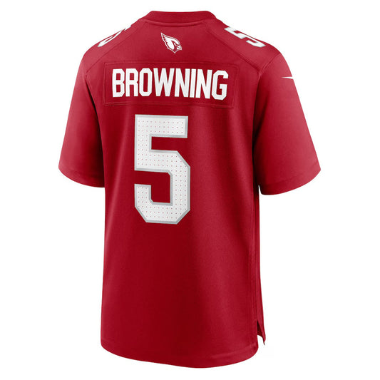 A.Cardinals #5 Baron Browning Cardinal Team Game Jersey Stitched American Football Jerseys UNEC