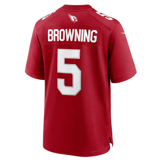A.Cardinals #5 Baron Browning Cardinal Team Game Jersey Stitched American Football Jerseys