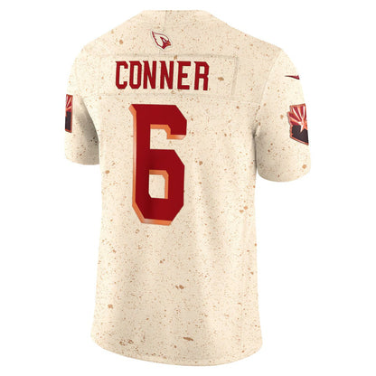 A.Cardinals #6 James Conner 2025 Rivalries Collection Limited Jersey - Natural Stitched American Football Jerseys