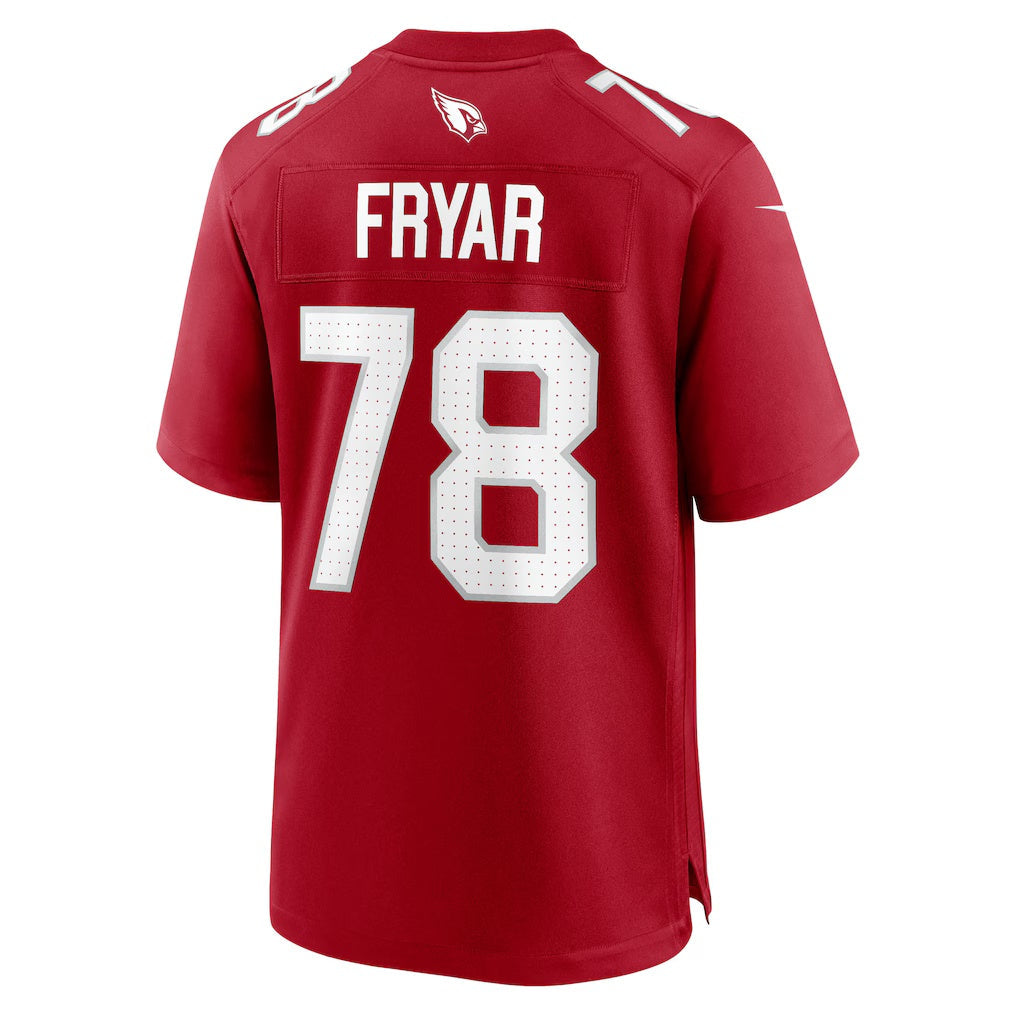A.Cardinals #78 Josh Fryar Cardinal Team Game Jersey Stitched American Football Jerseys UNEC