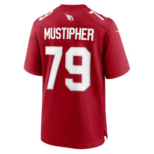 A.Cardinals #79 PJ Mustipher Cardinal Team Game Jersey Stitched American Football Jerseys UNEC
