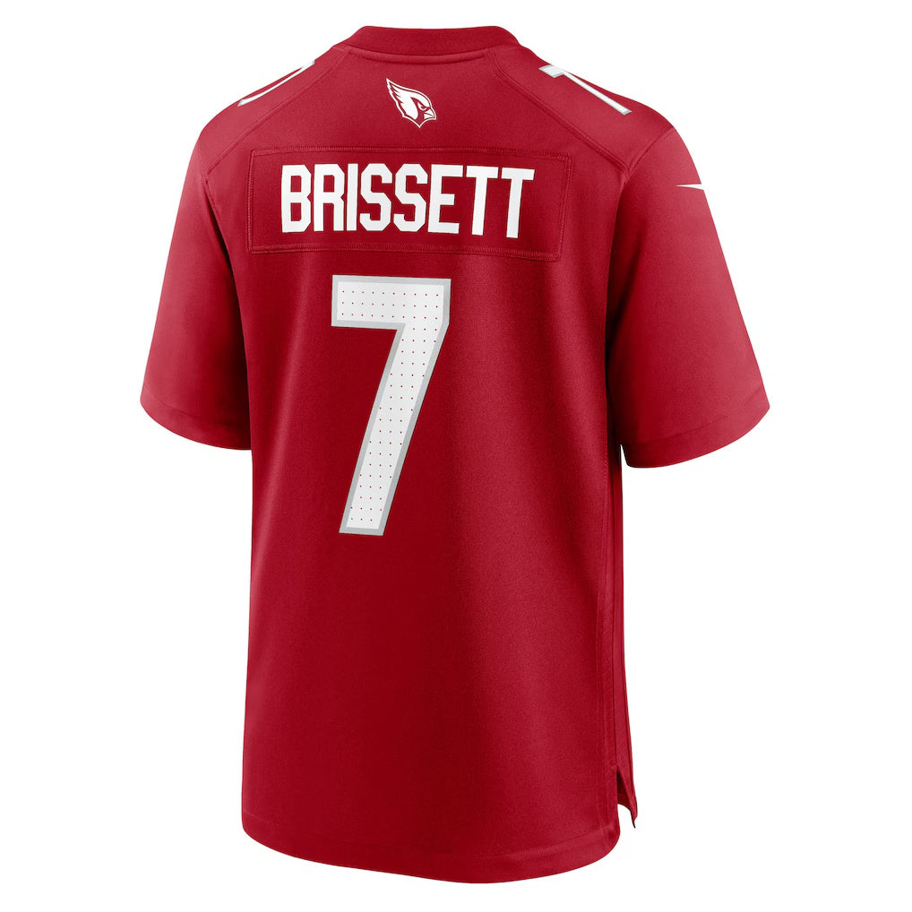 A.Cardinals #7 Jacoby Brissett Cardinal Team Game Jersey Stitched American Football Jerseys UNEC