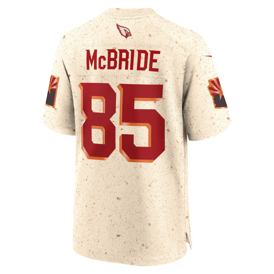 A.Cardinals #85 Trey McBride 2025 Rivalries Collection Game Jersey - Natural Stitched American Football Jerseys