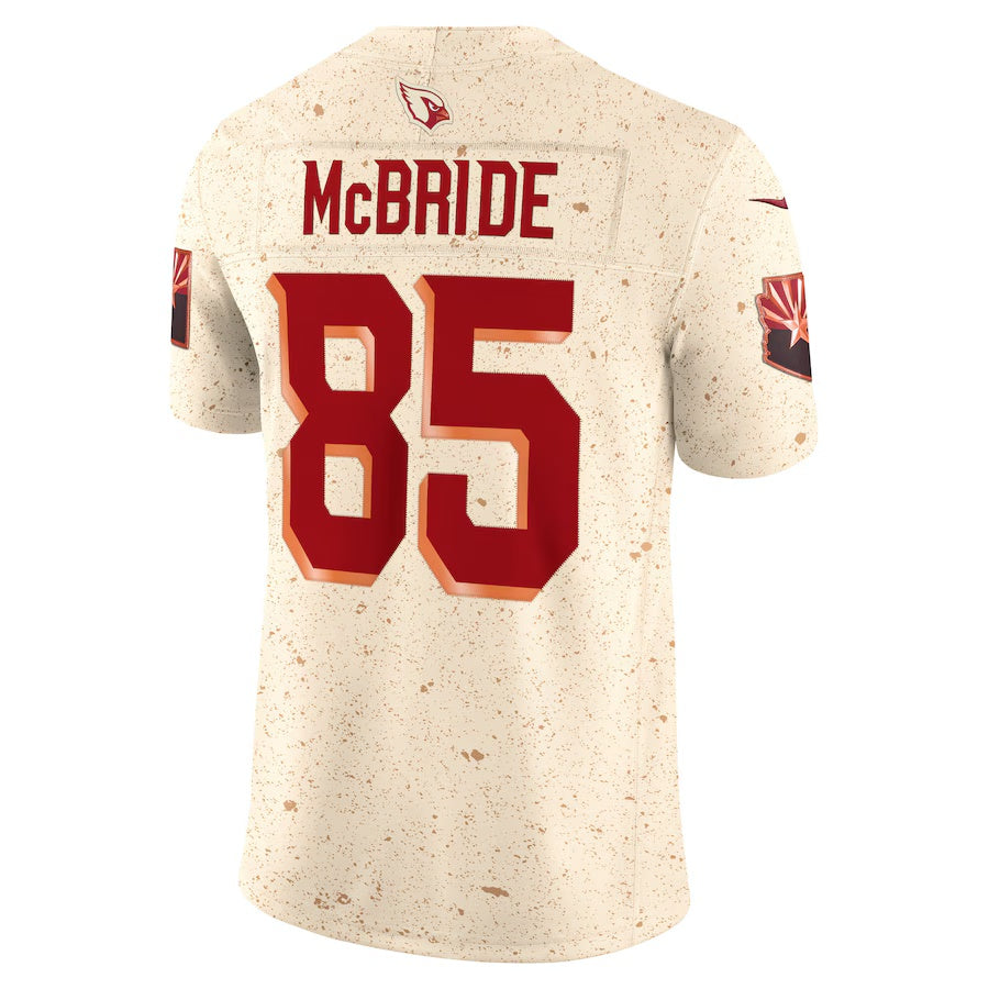 A.Cardinals #85 Trey McBride 2025 Rivalries Collection Limited Jersey-CustomName - Natural Stitched American Football Jersey-CustomName