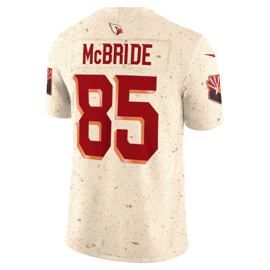 A.Cardinals #85 Trey McBride 2025 Rivalries Collection Limited Jersey - Natural Stitched American Football Jerseys