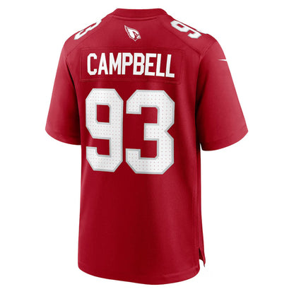 A.Cardinals #93 Calais Campbell Cardinal Team Game Stitched American Football Jerseys