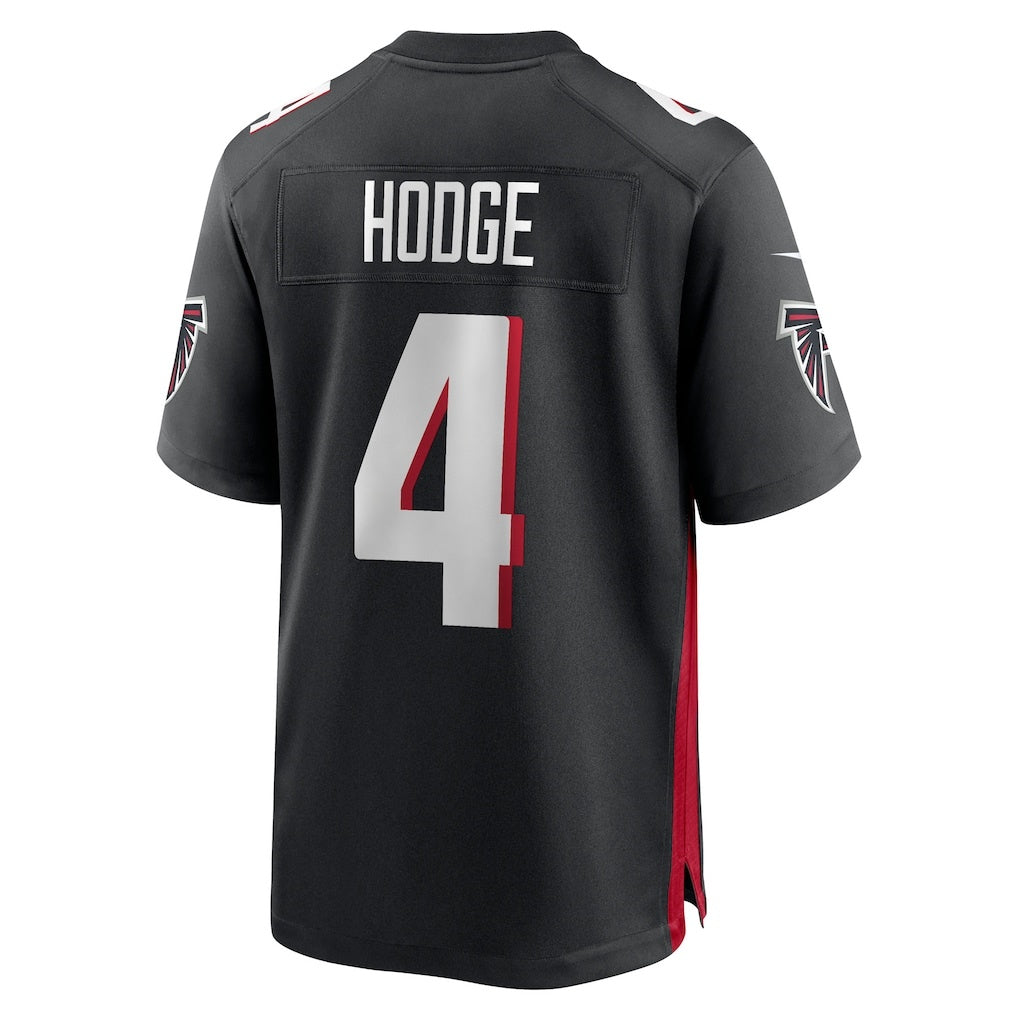 A.Falcons #4 KhaDarel Hodge Black Team Game Jersey Stitched American Football Jerseys UNEC