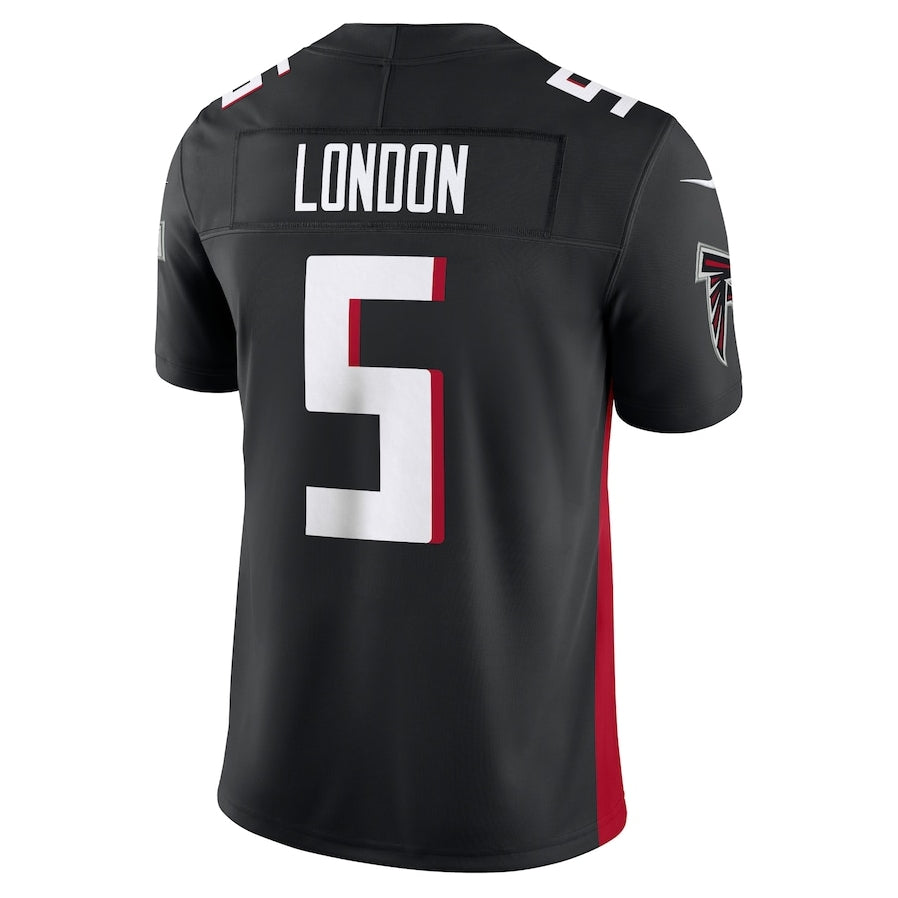 A.Falcons #5 Drake London Black Vapor F.U.S.E. Limited Stitched American Football Jerseys