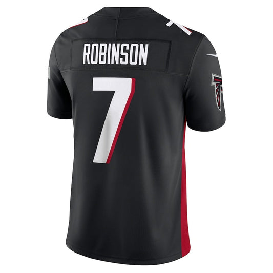 A.Falcons #7 Bijan Robinson Black Vapor F.U.S.E. Limited Stitched American Football Jerseys