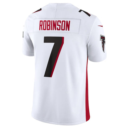 A.Falcons #7 Bijan Robinson White Vapor F.U.S.E. Limited Stitched American Football Jerseys