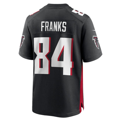 A.Falcons #84 Feleipe Franks Black Team Game Stitched American Football Jerseys UNEC