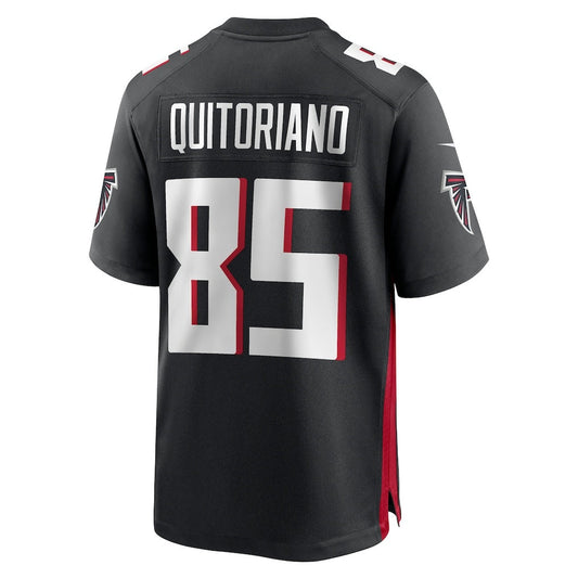 A.Falcons #85 Teagan Quitoriano Black Team Game Stitched American Football Jerseys UNEC