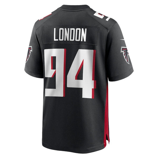 A.Falcons #94 LaCale London Black Team Game Stitched American Football Jerseys UNEC