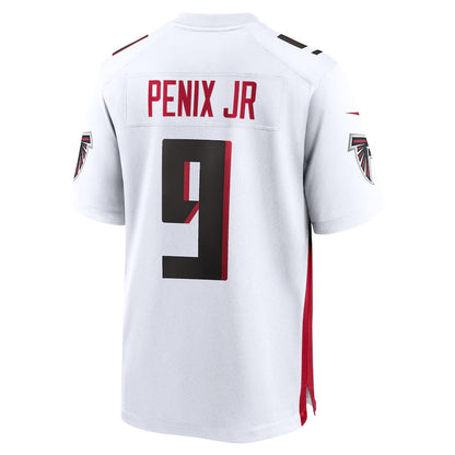 A.Falcons #9 Michael Penix Jr. White Game Stitched American Football Jerseys