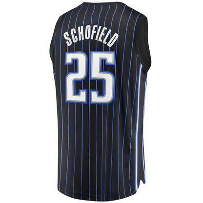 O.Magic #25 Admiral Schofield Fanatics Branded  2021-22 Fast Break Replica Jersey Icon Edition Black Stitched American Basketball Jersey UNEC