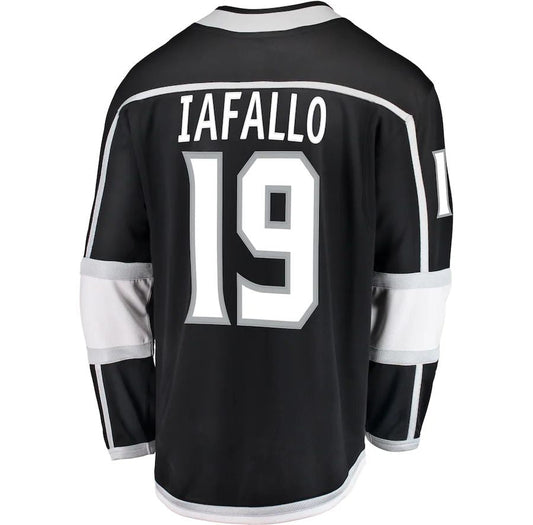 LA.Kings #19 Alex Iafallo Fanatics Branded Youth Breakaway Player Jersey Black Stitched American Hockey Jersey UNEC