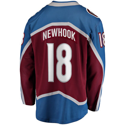 C.Avalanche #18 Alex Newhook Fanatics Branded Home Breakaway Player Jersey Burgundy Stitched American Hockey Jersey UNEC