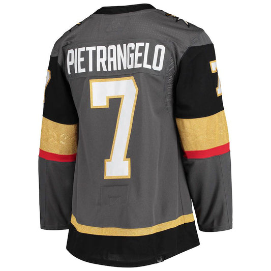 V.Golden Knights #7 Alex Pietrangelo Alternate Primegreen Authentic Pro Player Jersey Gray Stitched American Hockey Jersey UNEC