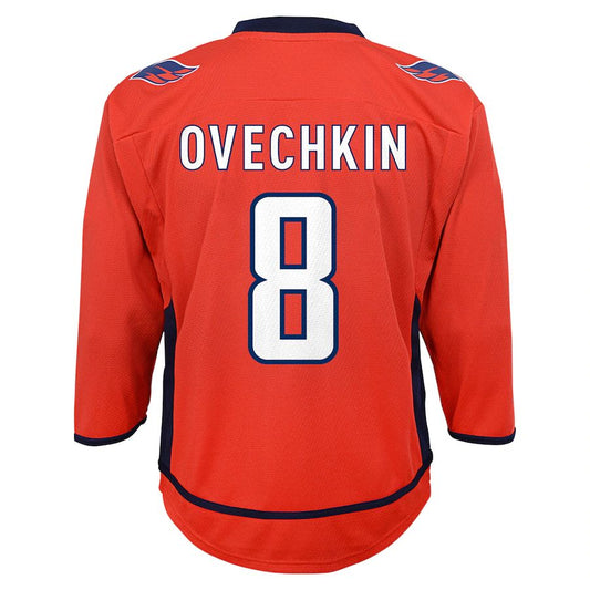 W.Capitals #8 Alex Ovechkin Infant Replica Player Jersey Red Stitched American Hockey Jersey UNEC