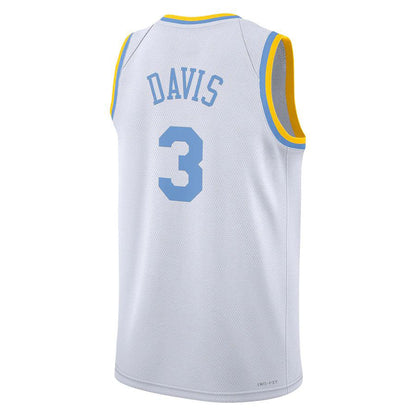 LA.Lakers #3 Anthony Davis 2022-23 Swingman Jersey White Classic Edition Stitched American Basketball Jersey UNEC