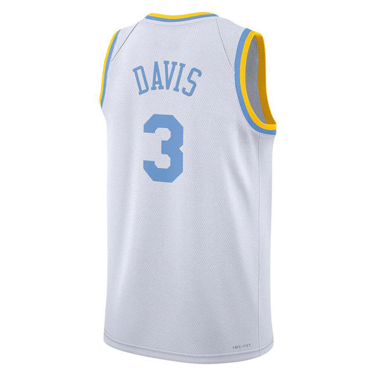LA.Lakers #3 Anthony Davis 2022-23 Swingman Jersey White Classic Edition Stitched American Basketball Jersey UNEC