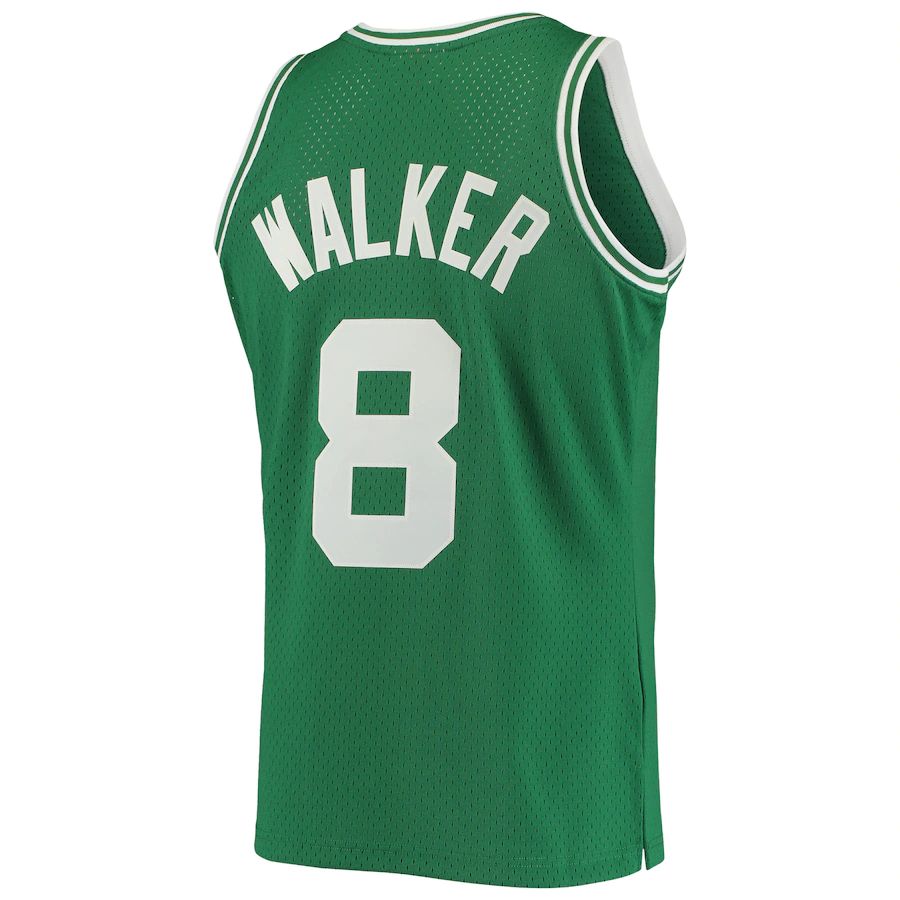 B.Celtics #8 Antoine Walker Mitchell & Ness Hardwood Classics Swingman Jersey Green Icon Edition Stitched American Basketball Jersey UNEC