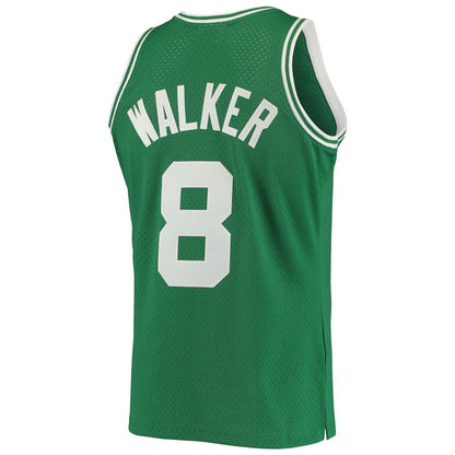 B.Celtics #8 Antoine Walker Mitchell & Ness Hardwood Classics Swingman Jersey Green Icon Edition Stitched American Basketball Jersey UNEC