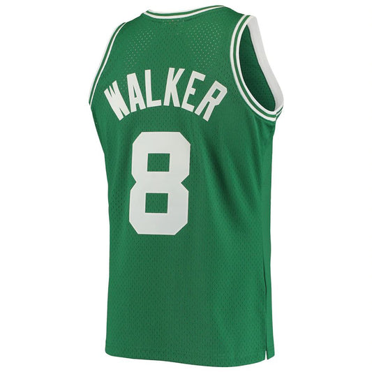 B.Celtics #8 Antoine Walker Mitchell & Ness Hardwood Classics Swingman Jersey Green Icon Edition Stitched American Basketball Jersey UNEC