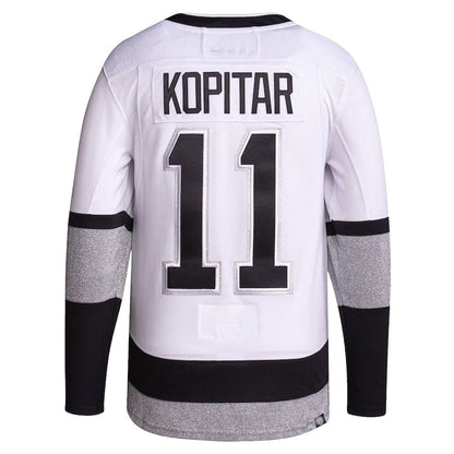 LA.Kings #11 Anze Kopitar 2021-22 Alternate Primegreen Authentic Pro Player White Stitched American Hockey Jersey UNEC