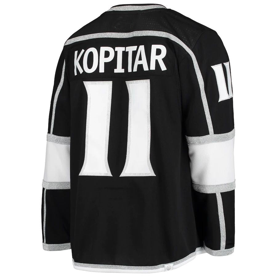 LA.Kings #11 Anze Kopitar Home Primegreen Authentic Pro Player Jersey Black Stitched American Hockey Jersey UNEC
