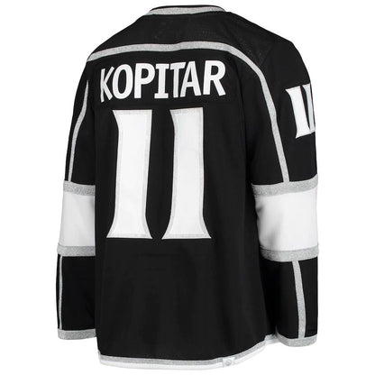 LA.Kings #11 Anze Kopitar Home Primegreen Authentic Pro Player Jersey Black Stitched American Hockey Jersey UNEC