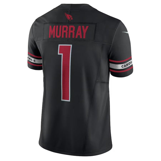 A.Cardinals #1 Kyler Murray Black Vapor F.U.S.E. Limited Stitched American Football Jerseys