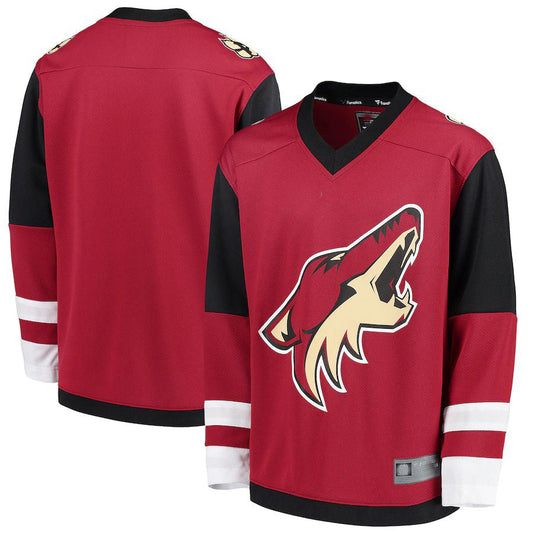 A.Coyotes Fanatics Branded Home Replica Blank Jersey Red Stitched American Hockey Jersey UNEC