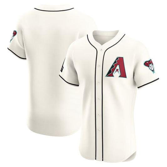 Arizona Diamondbacks Home Elite Patch Jersey - White Stitched Baseball Jersey