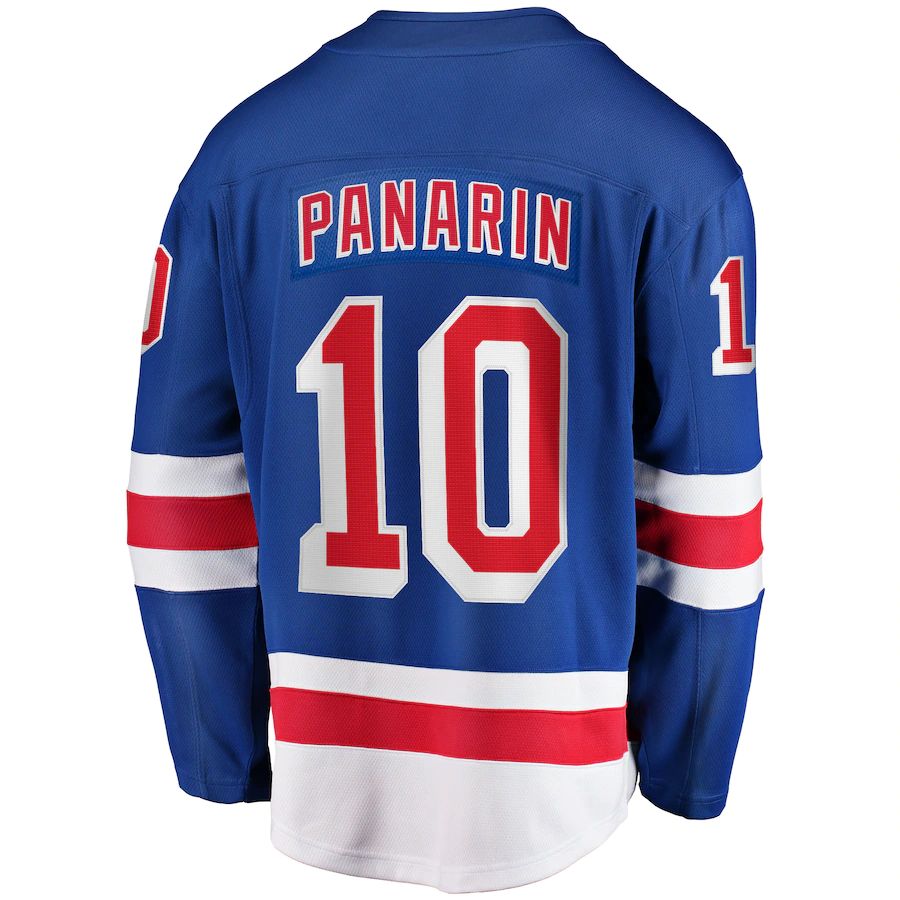 NY.Rangers #10 Artemi Panarin Fanatics Branded Premier Breakaway Player Jersey  Blue Stitched American Hockey Jersey UNEC