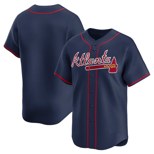 Atlanta Braves Alternate Limited Jersey - Navy Baseball Jerseys