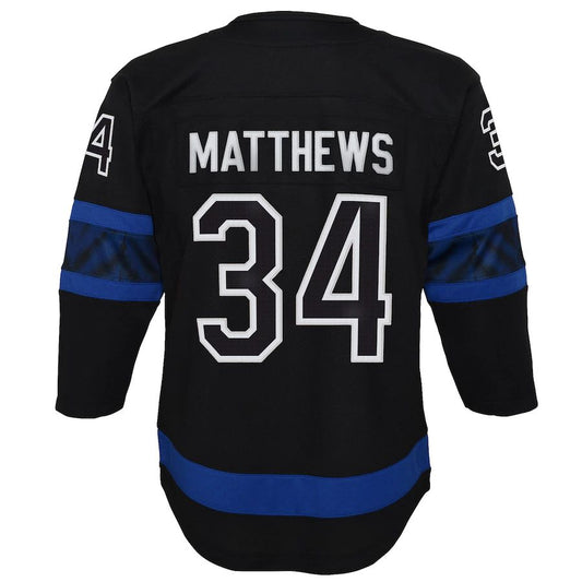 T.Maple Leafs #34 Auston Matthews Alternate Premier Player Jersey Black Stitched American Hockey Jersey UNEC