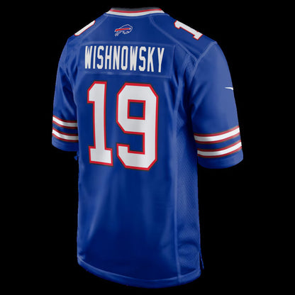 B.Bills #19 Mitch Wishnowsky Royal Team Game Football Stitched American Jerseys
