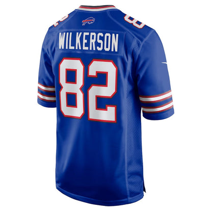 B.Bills #82 Kristian Wilkerson Royal Team Game American Football Jerseys